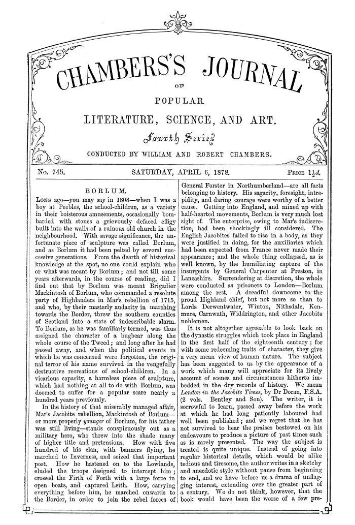 Chamber’s Journal