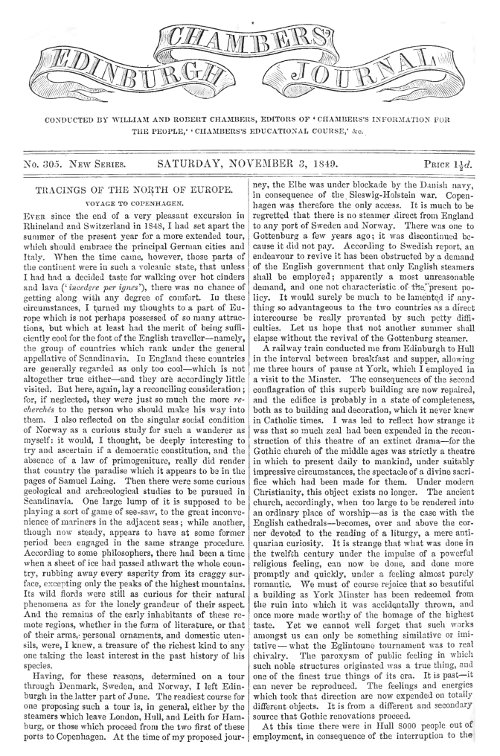 Chambers' Edinburgh Journal