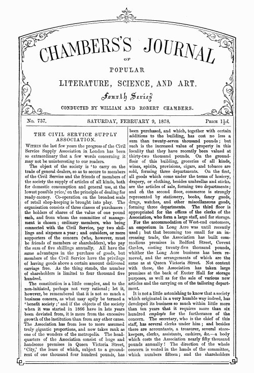 Chambers’s Journal