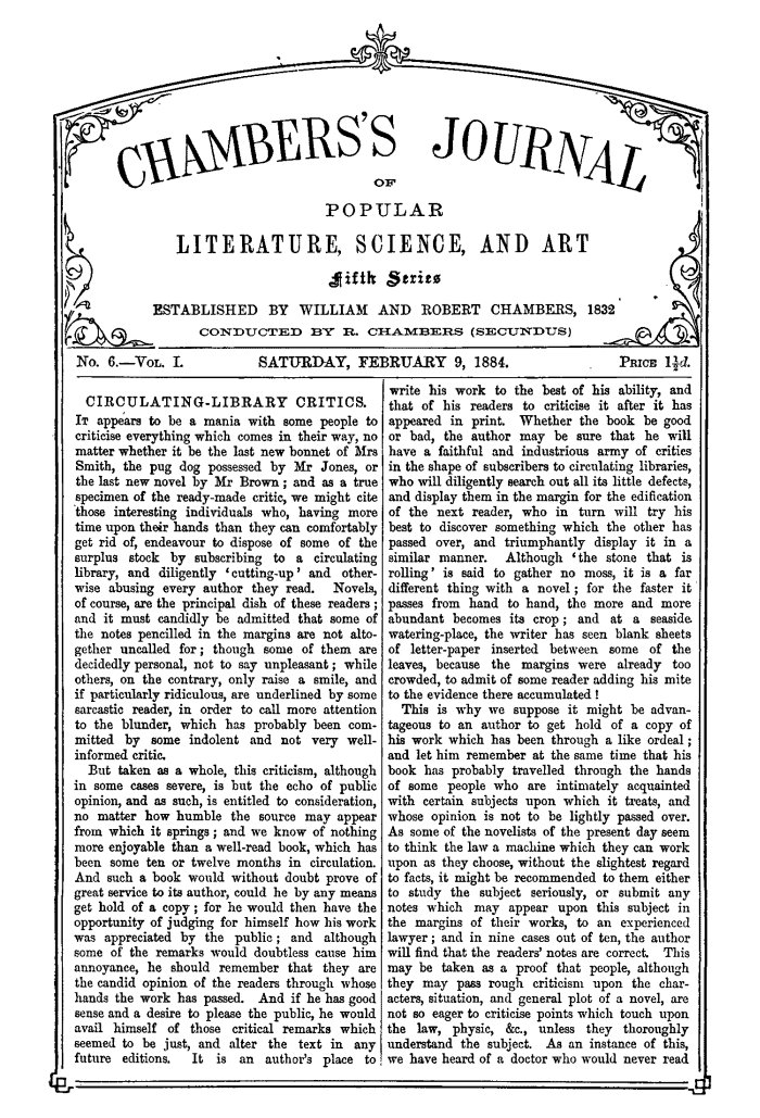 Chambers’s Journal
