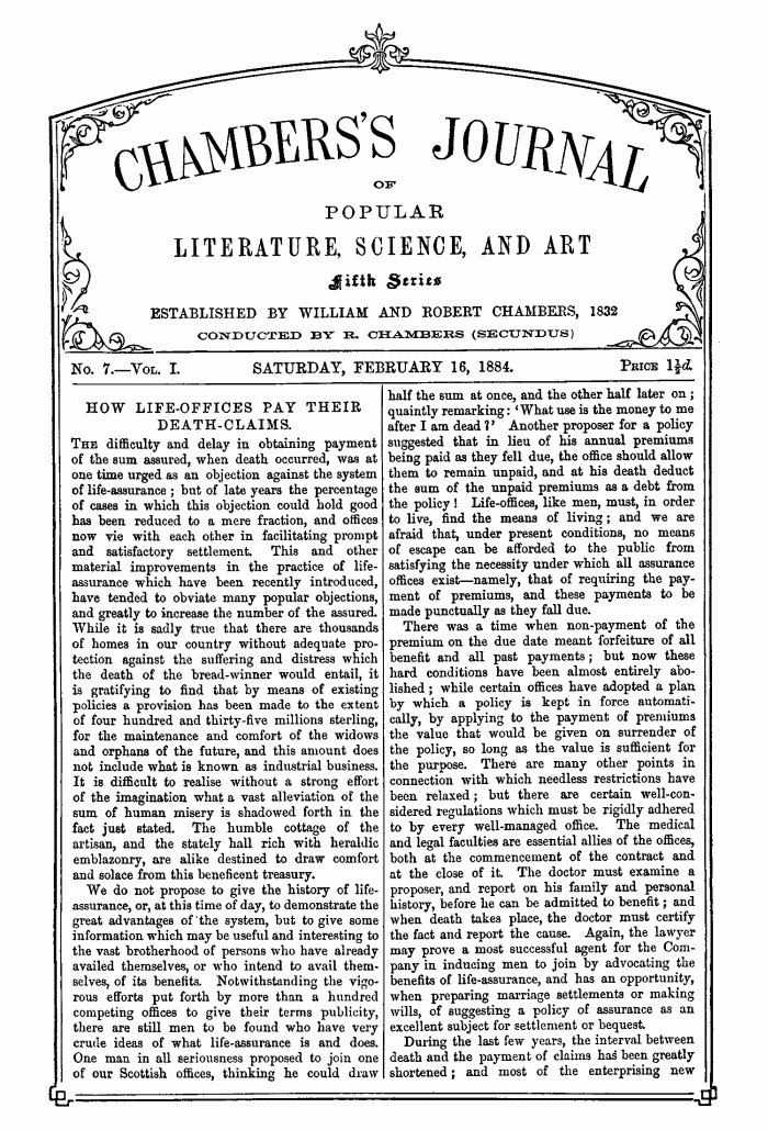 Chambers’s Journal