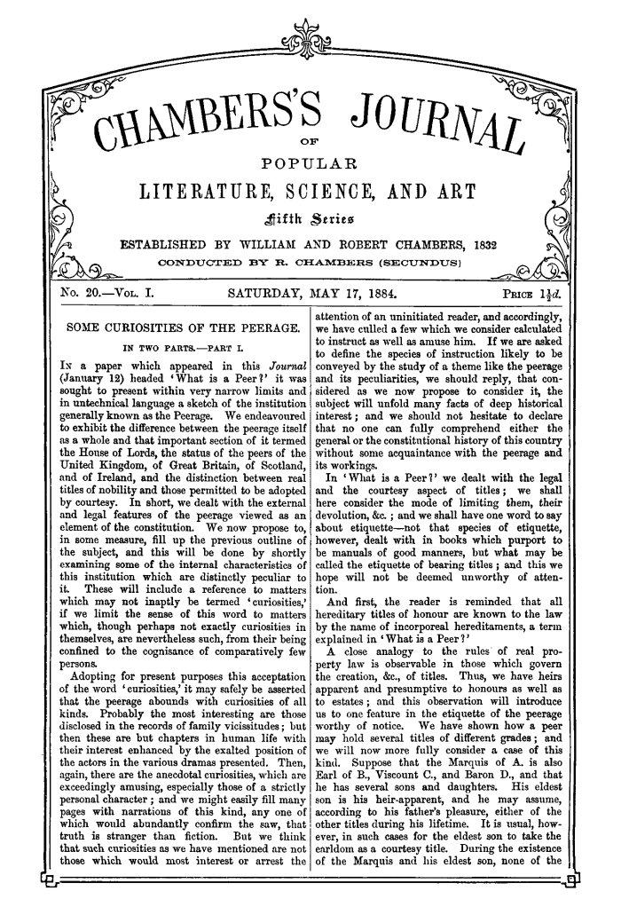 Chambers’s Journal