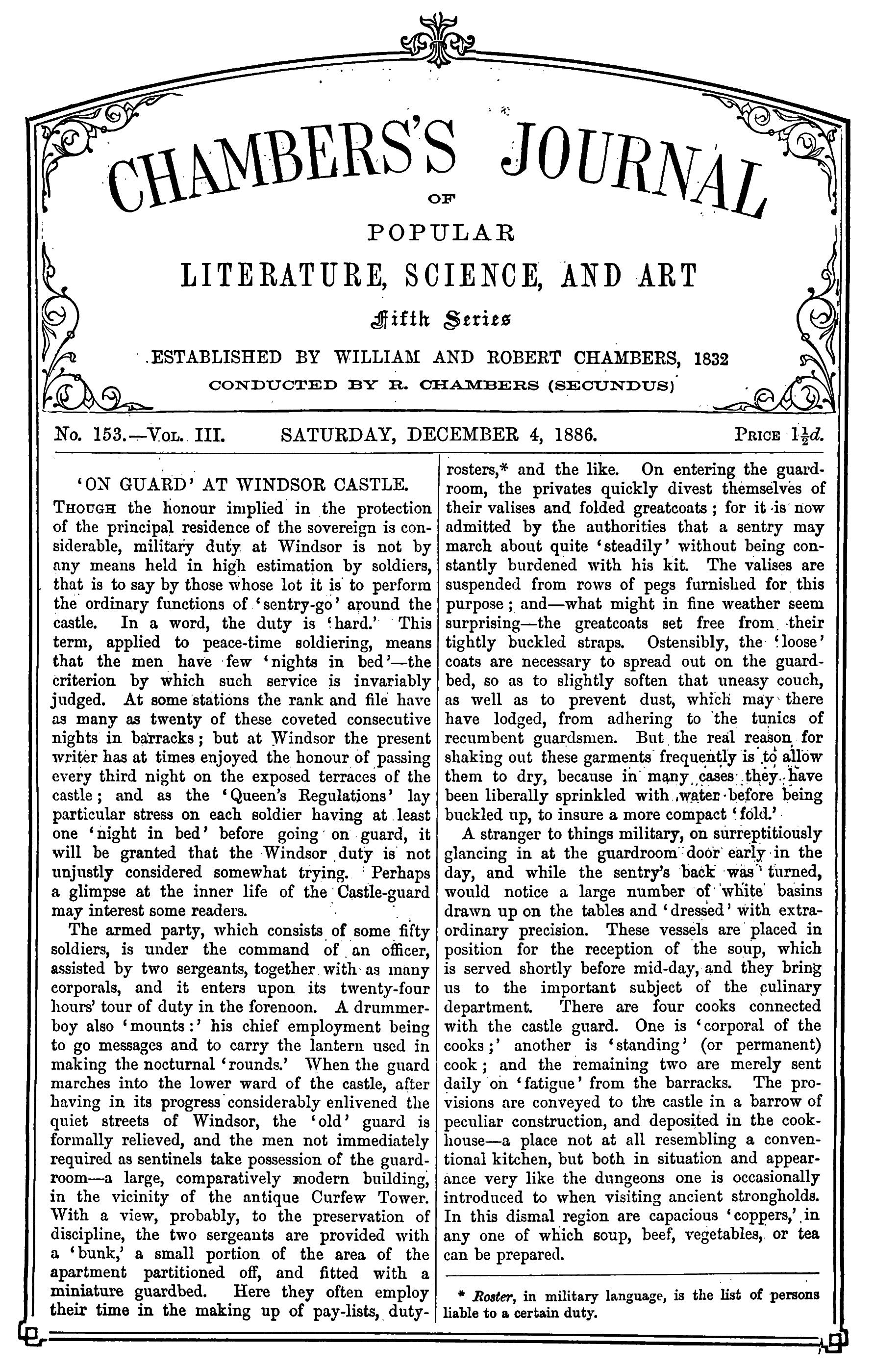 Chambers’s Journal, December 4, 1886