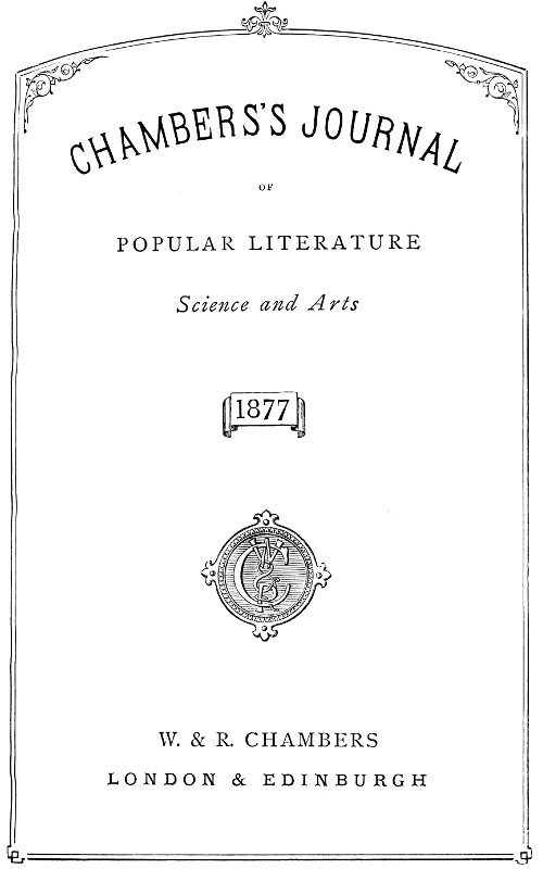 Chambers's Journal, Index for 1877