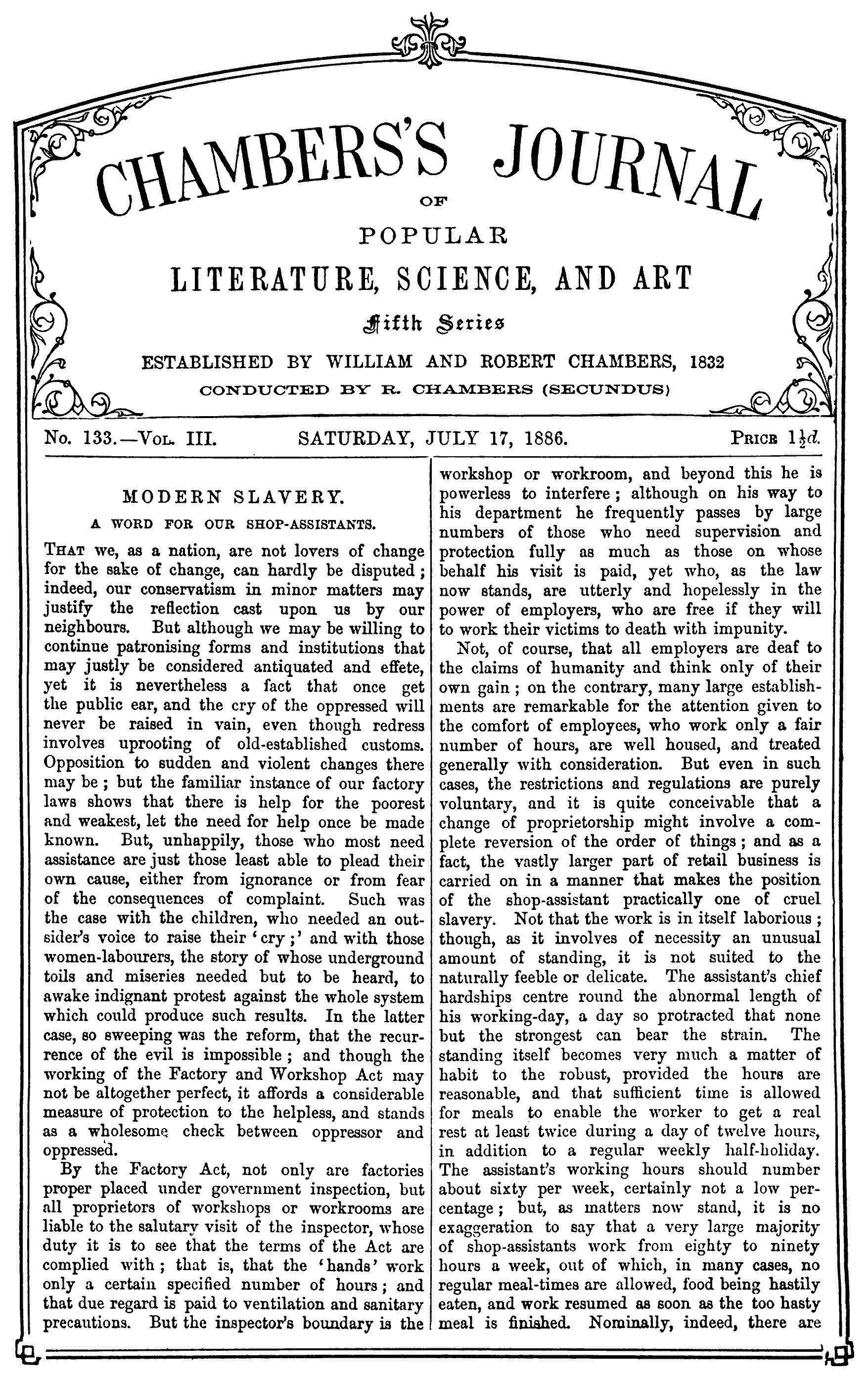 Chambers’s Journal, July 17, 1886