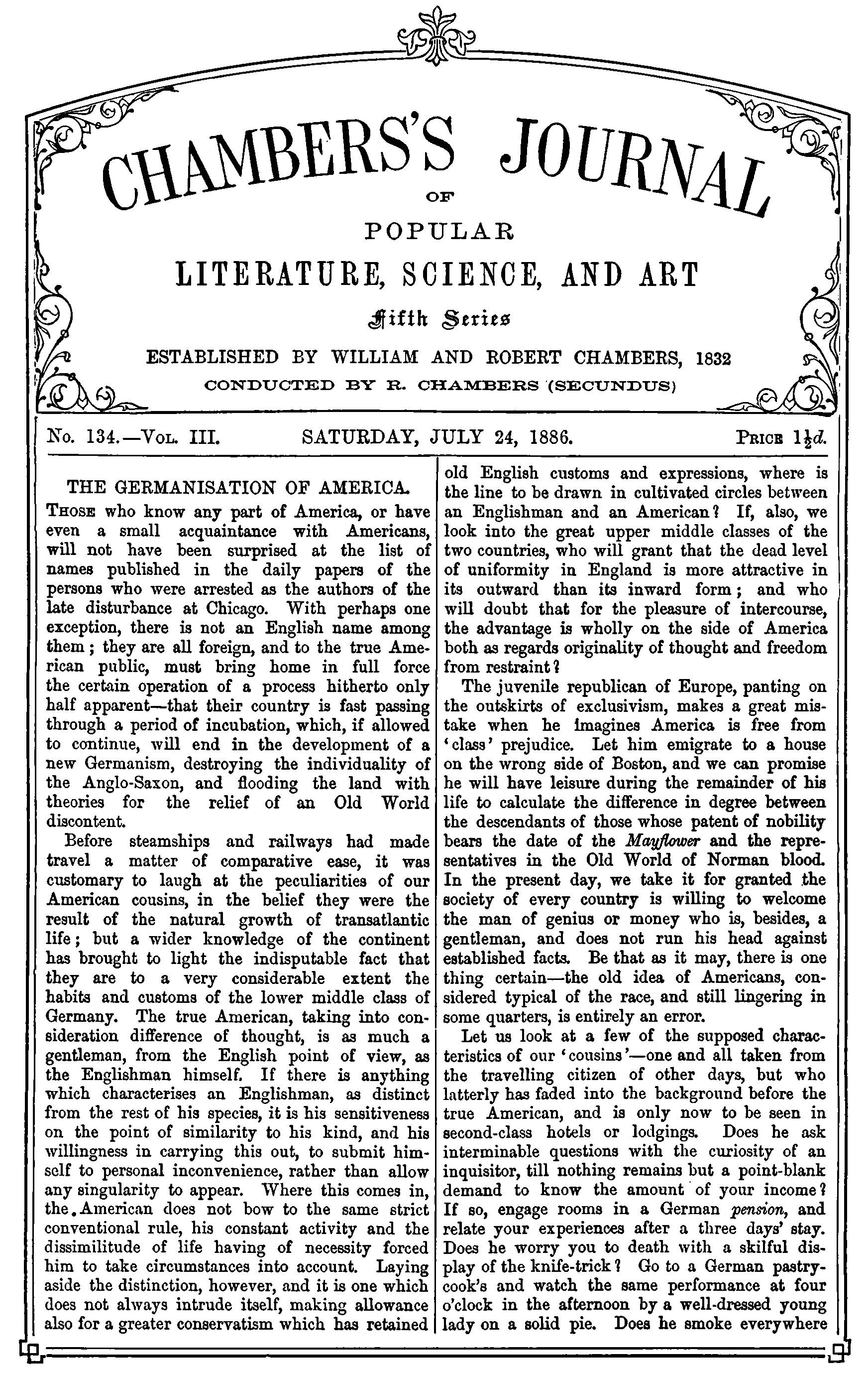 Chambers’s Journal, July 24, 1886