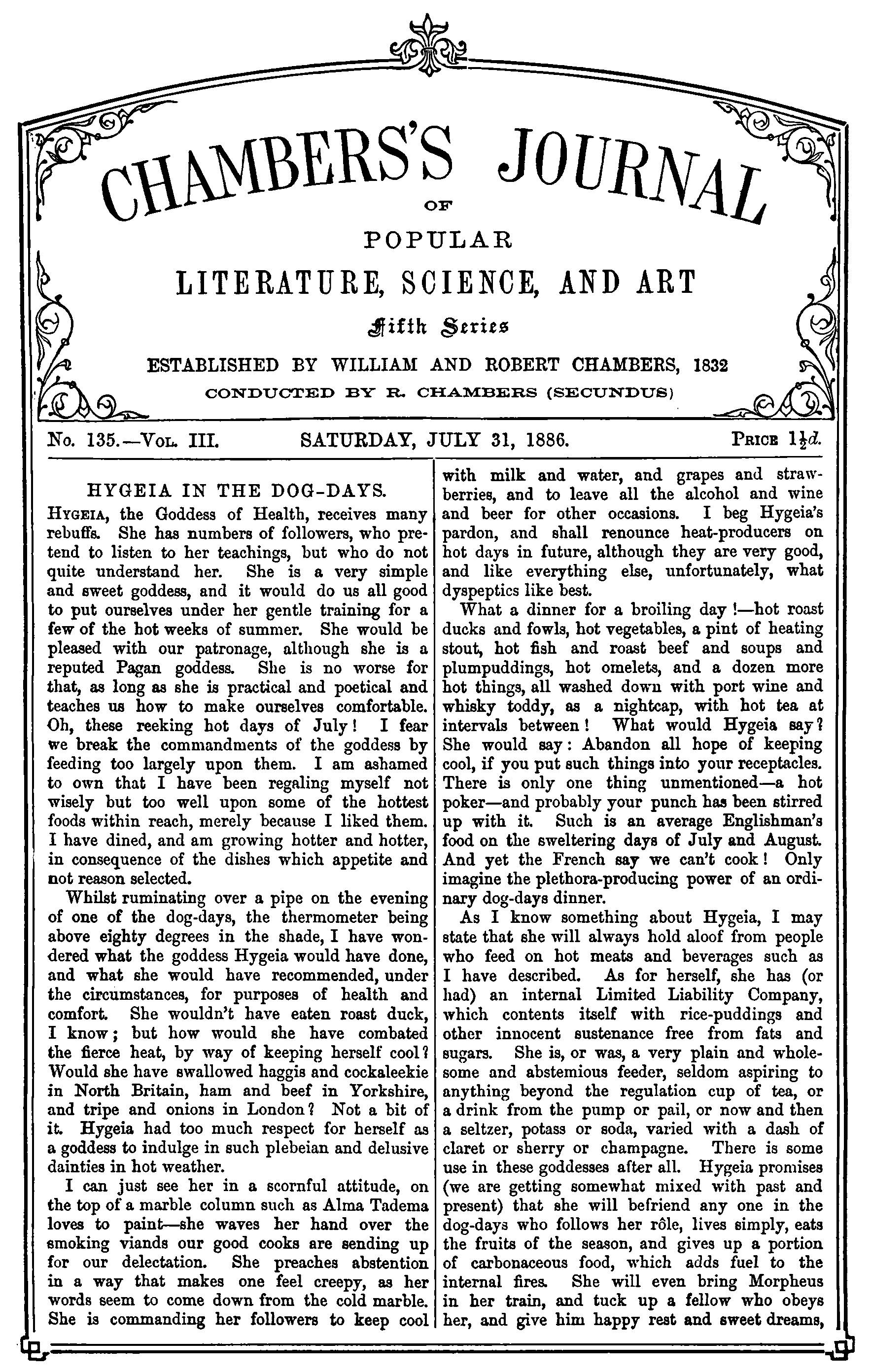 Chambers’s Journal, July 31, 1886