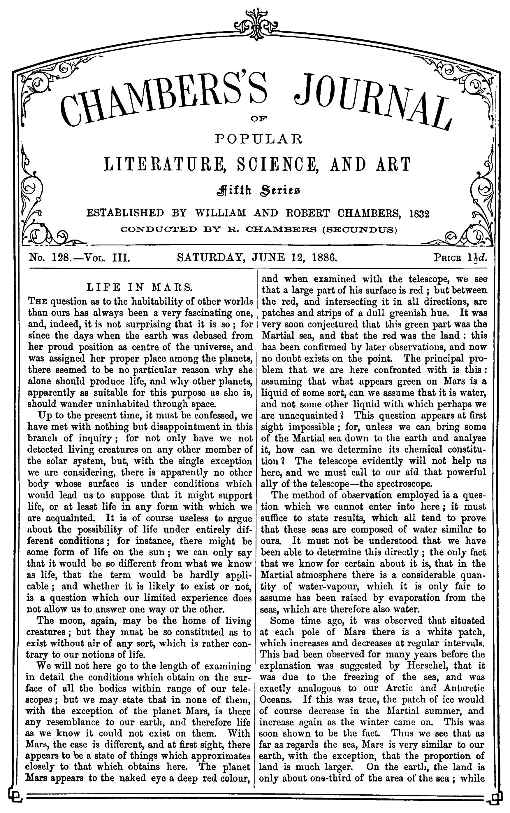 Chambers’s Journal, June 12, 1886