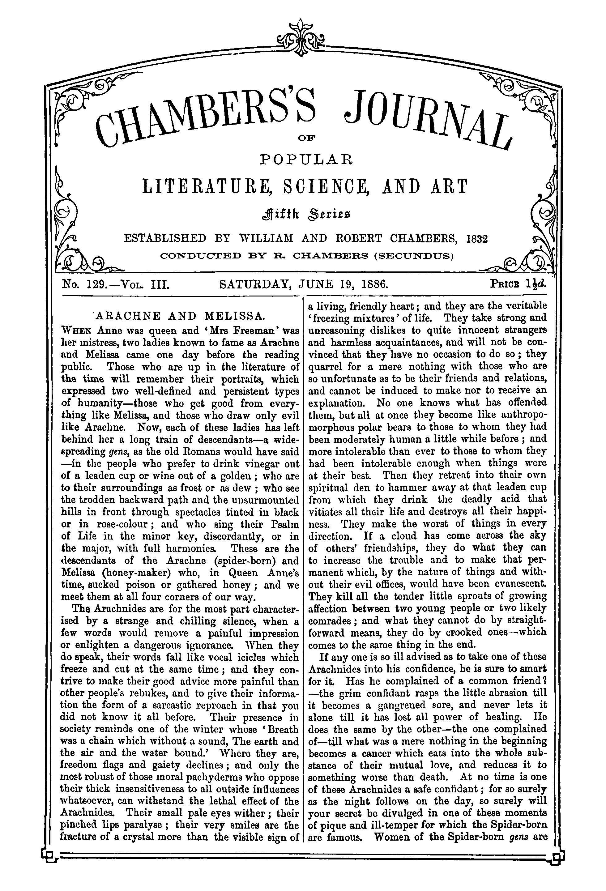 Chambers’s Journal, June 19, 1886