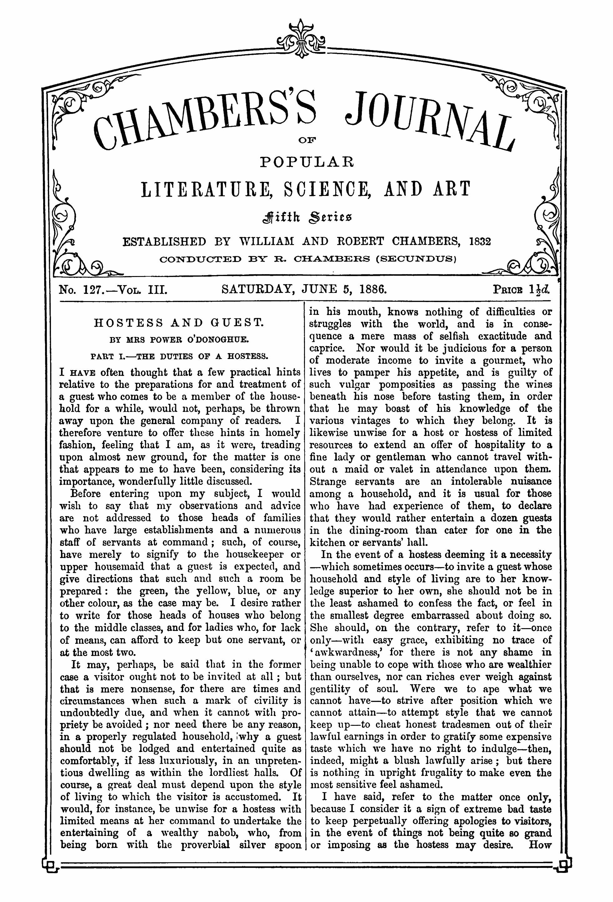 Chambers’s Journal, June 5, 1886
