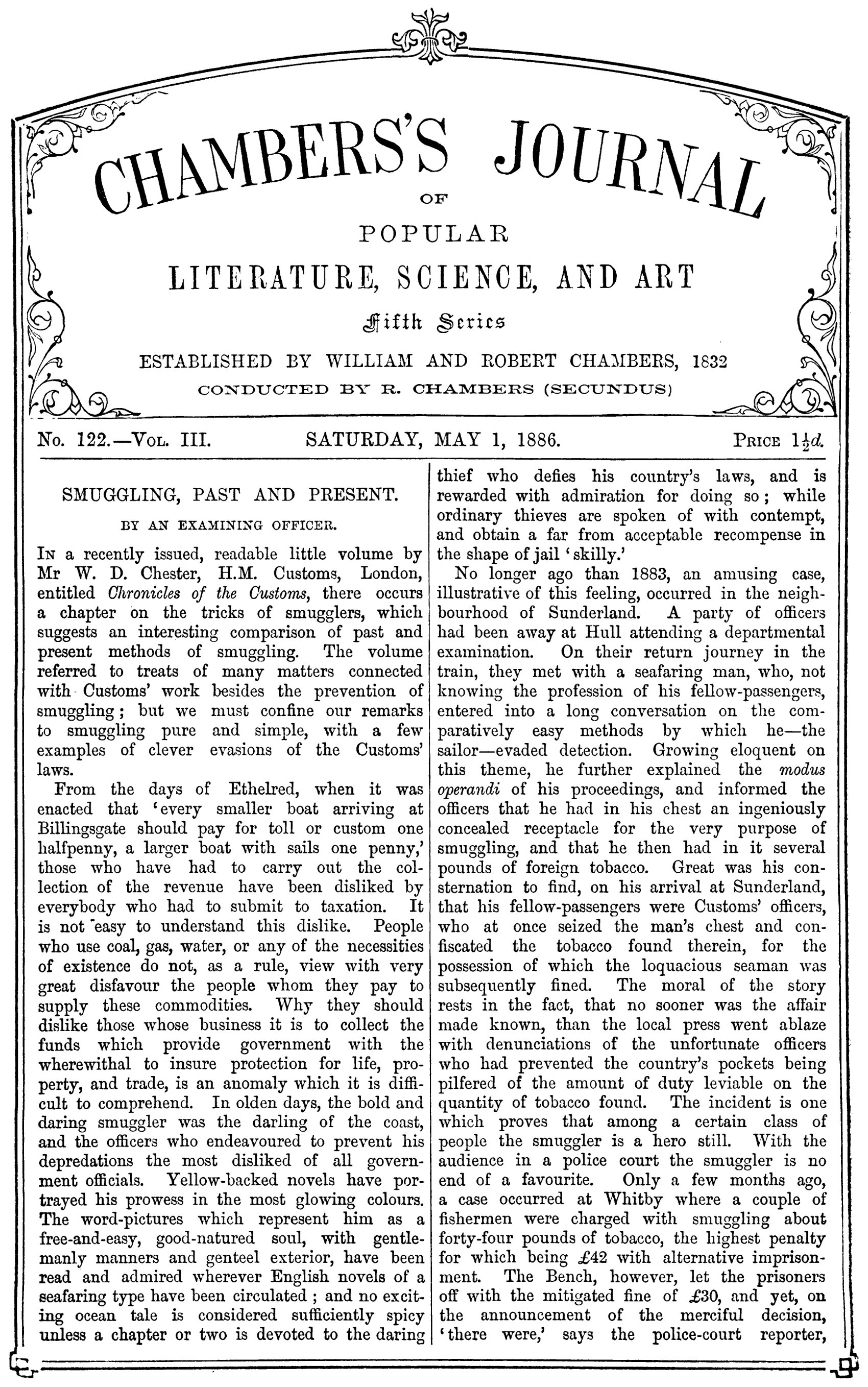 Chambers’s Journal, May 1, 1886