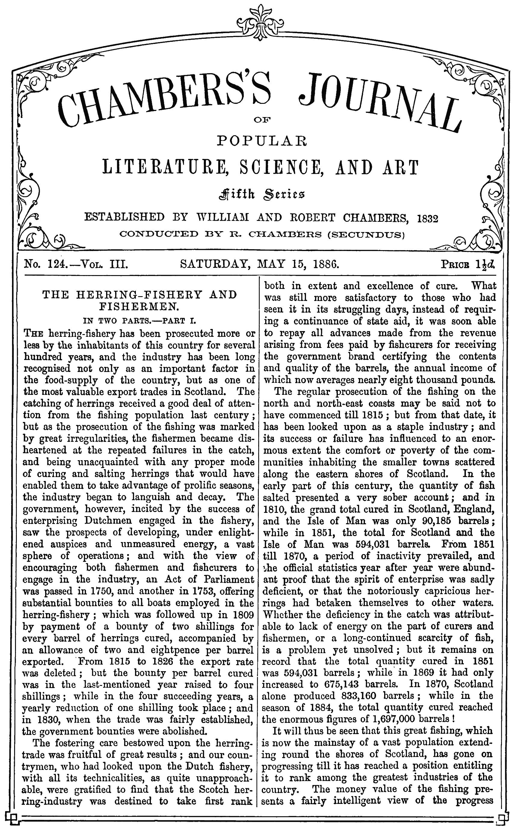 Chambers’s Journal, May 15, 1886
