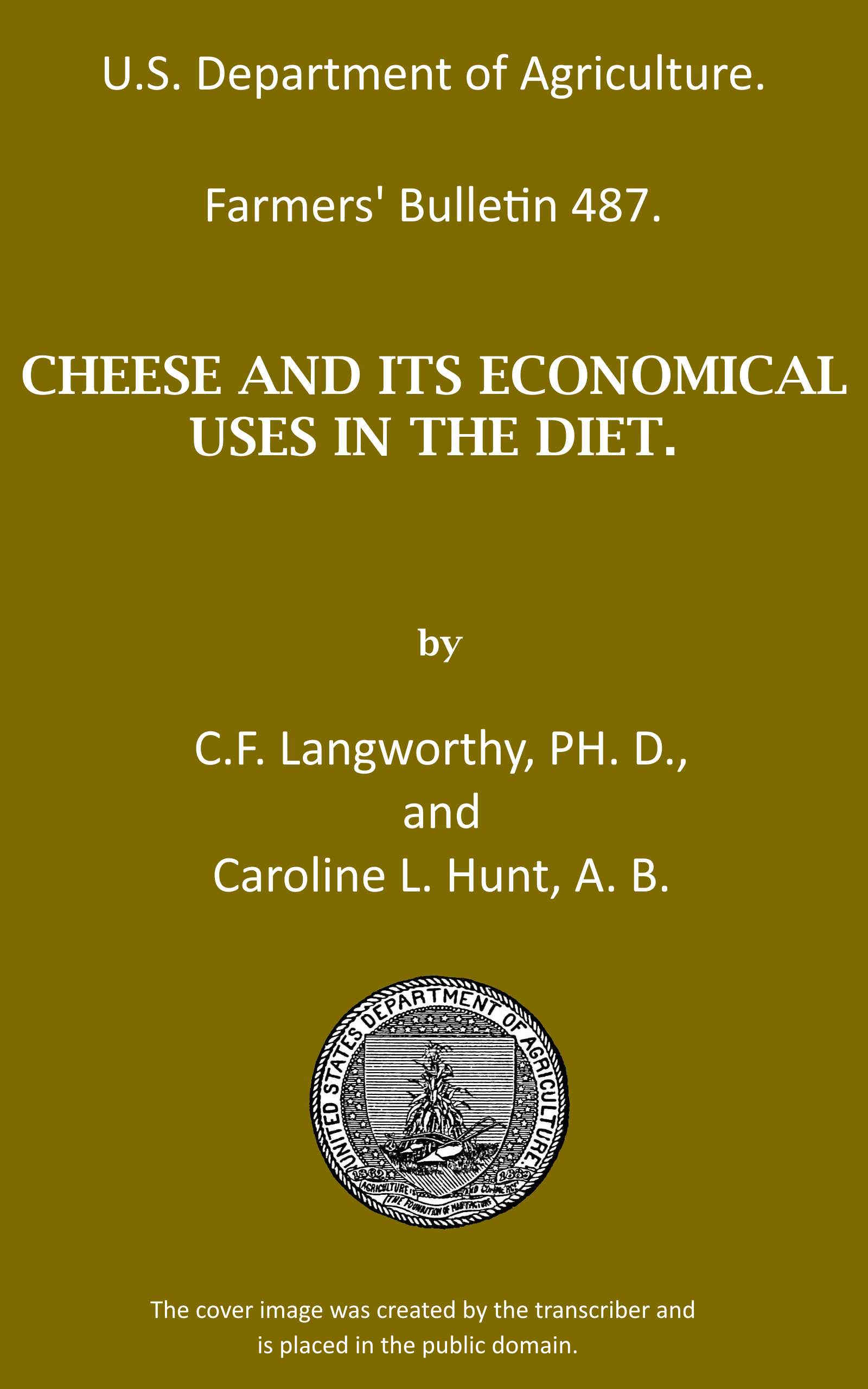Cheese and its Economical Uses in the Diet