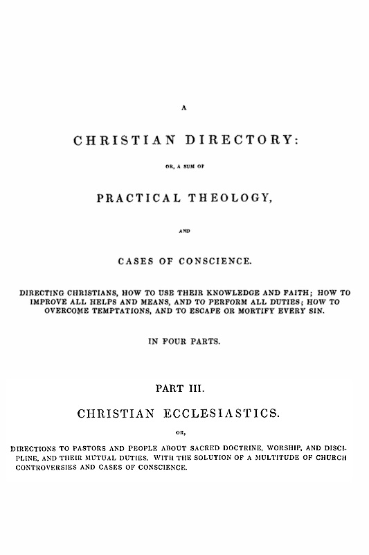 Christian Ecclesiastics