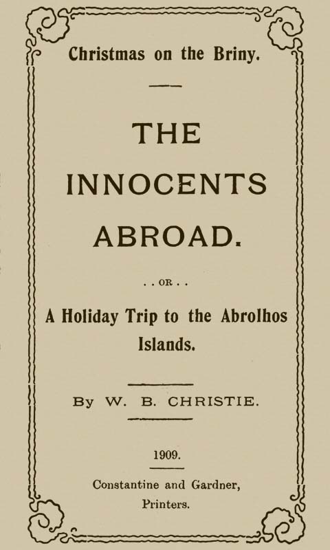 Christmas on the Briny: The Innocents Abroad
