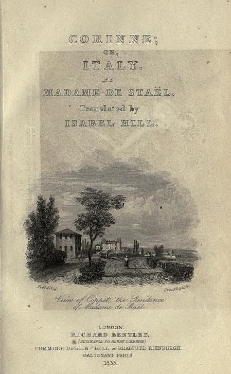 Corinne; or Italy