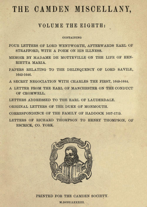 Correspondence of the Family of Haddock, 1657-1719