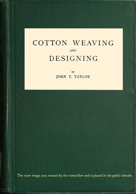 Cotton Weaving and Designing