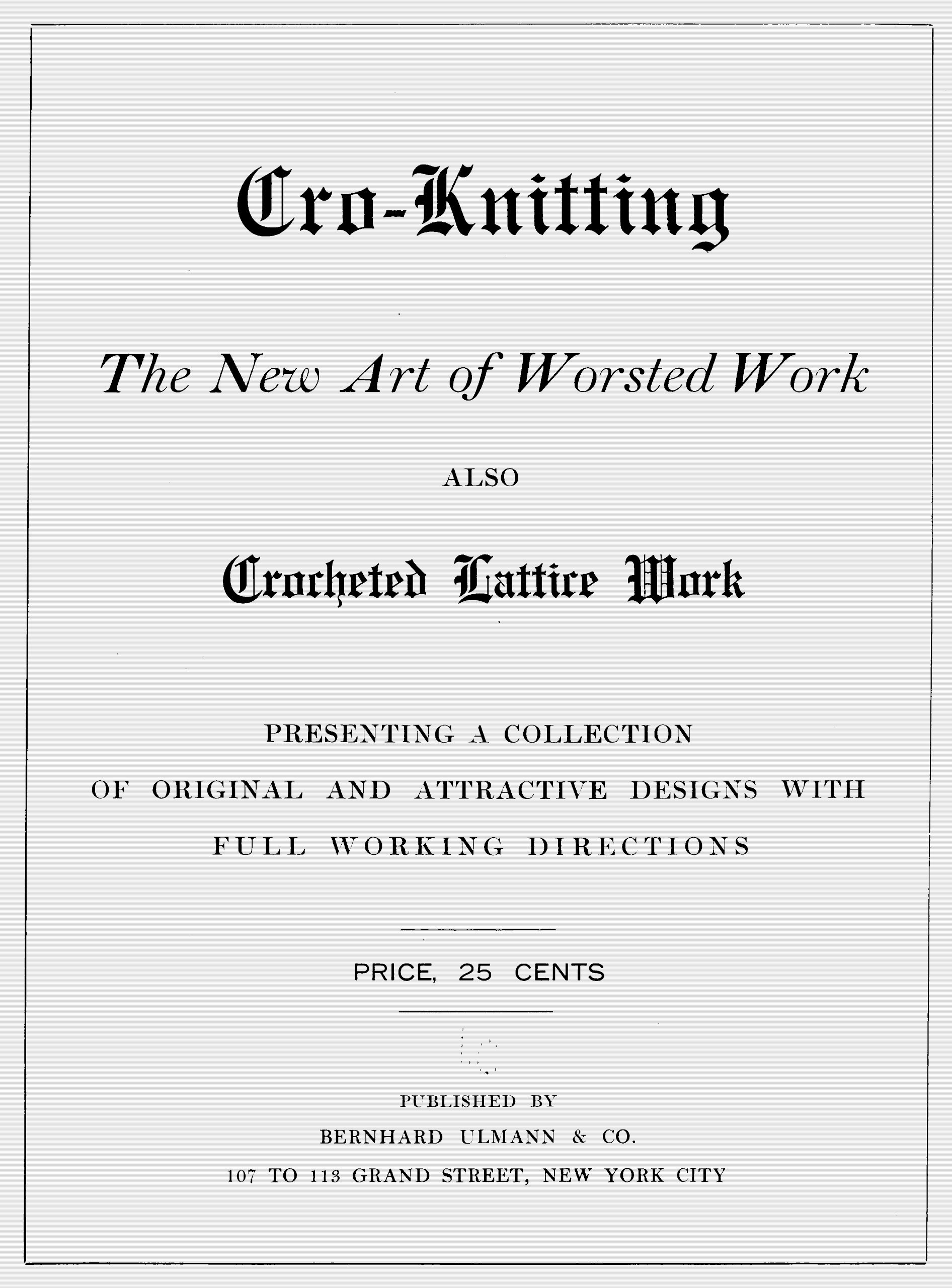 Cro-Knitting