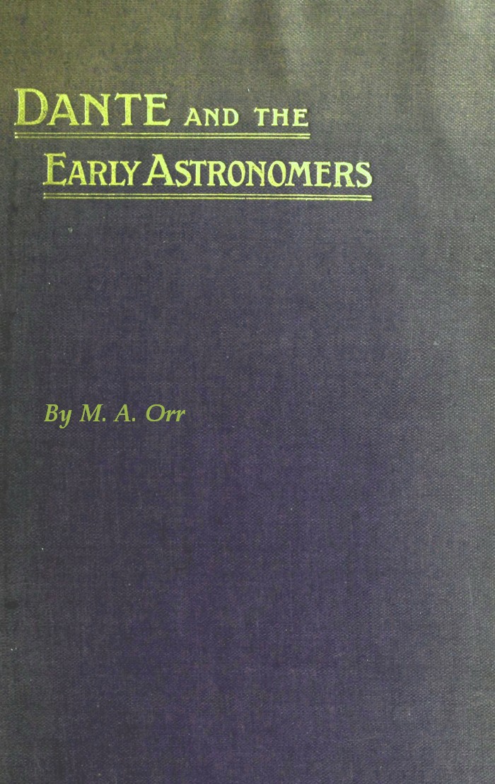 Dante and the Early Astronomers