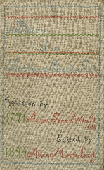 Diary of Anna Green Winslow