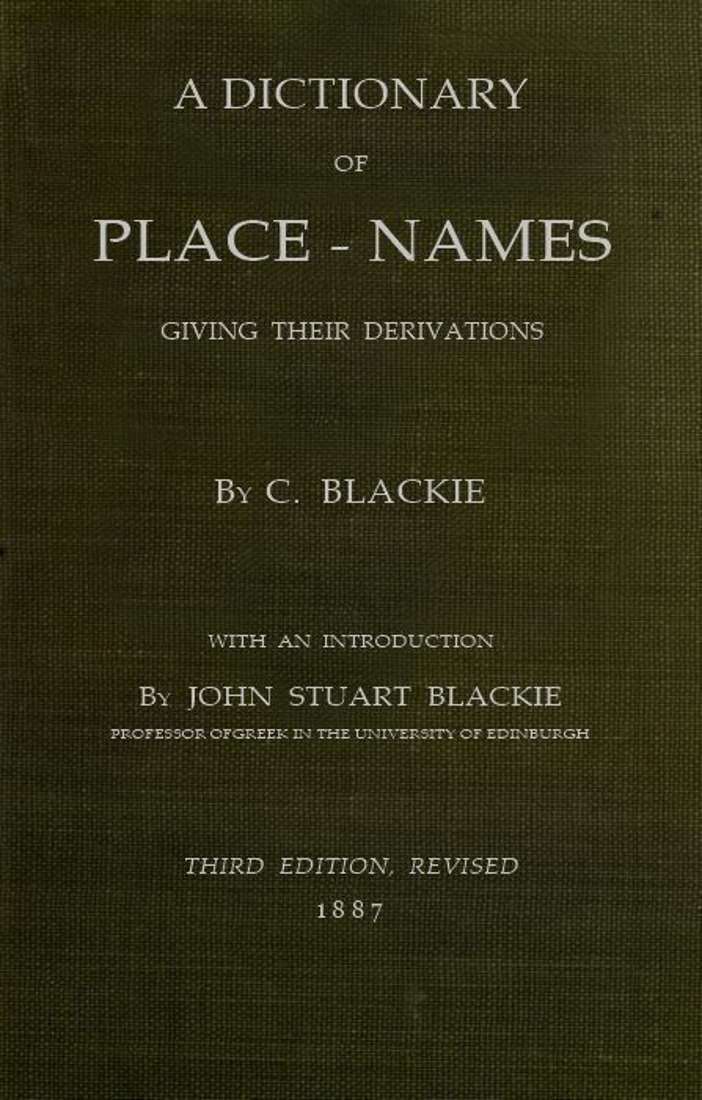 Dictionary of Place-names
