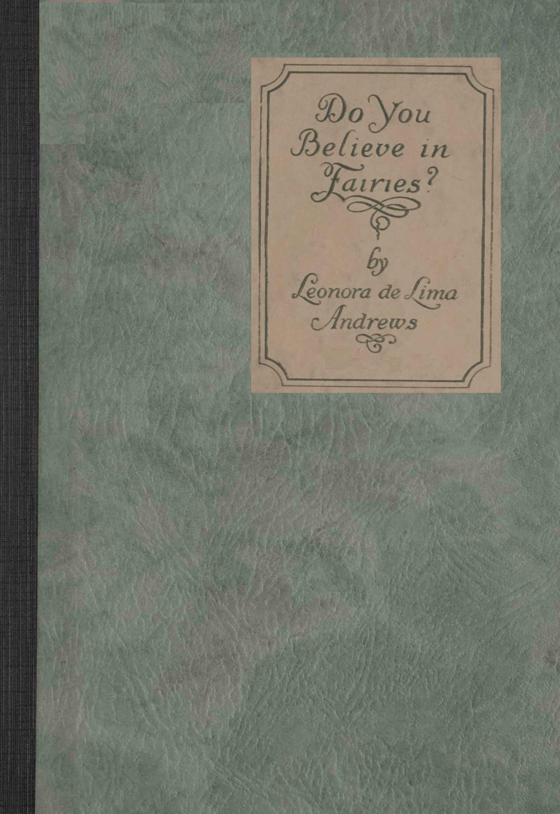 Do You Believe in Fairies?