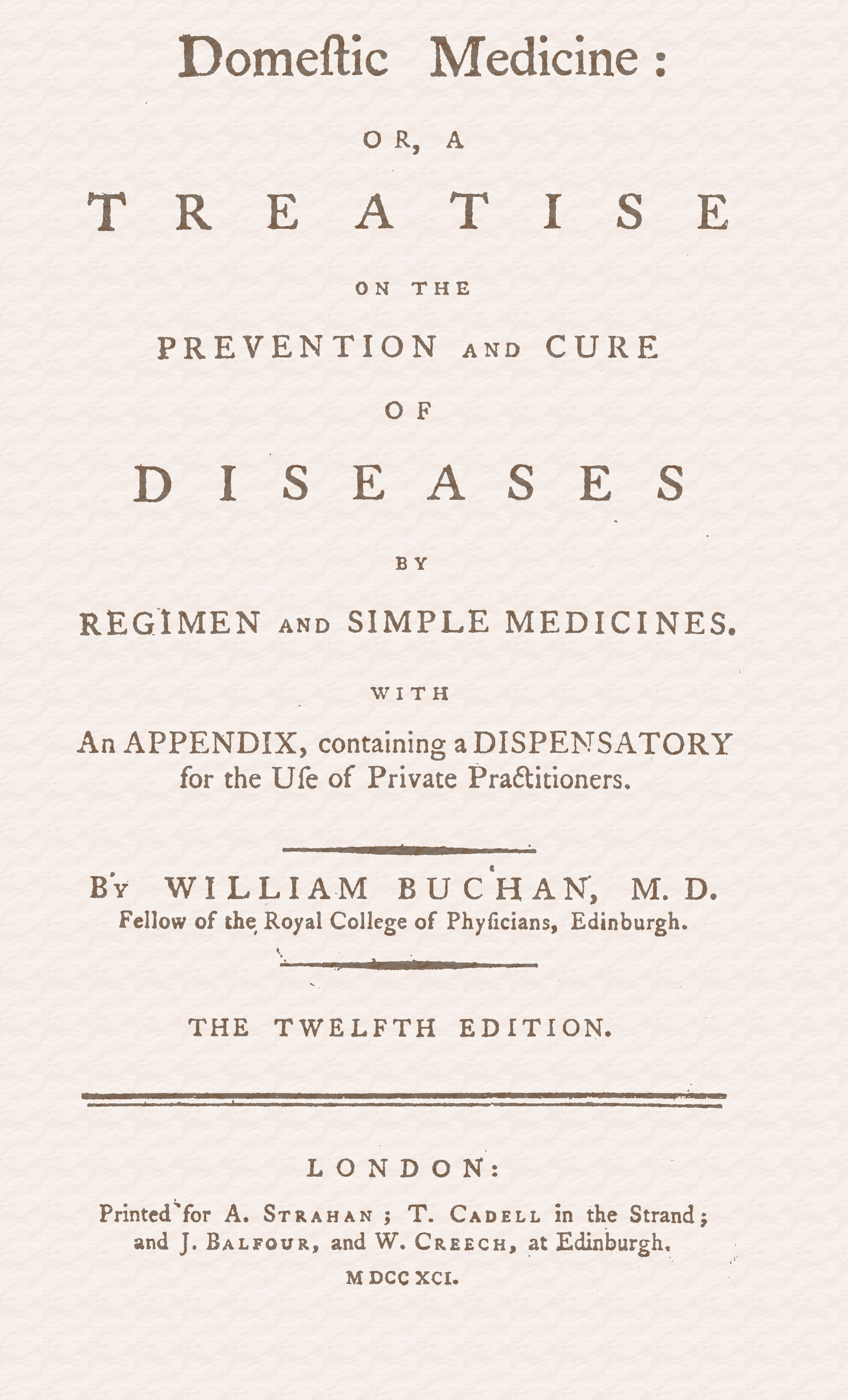 Domestic Medicine