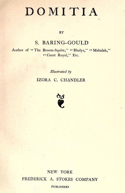 Domitia by Sabine Baring-Gould