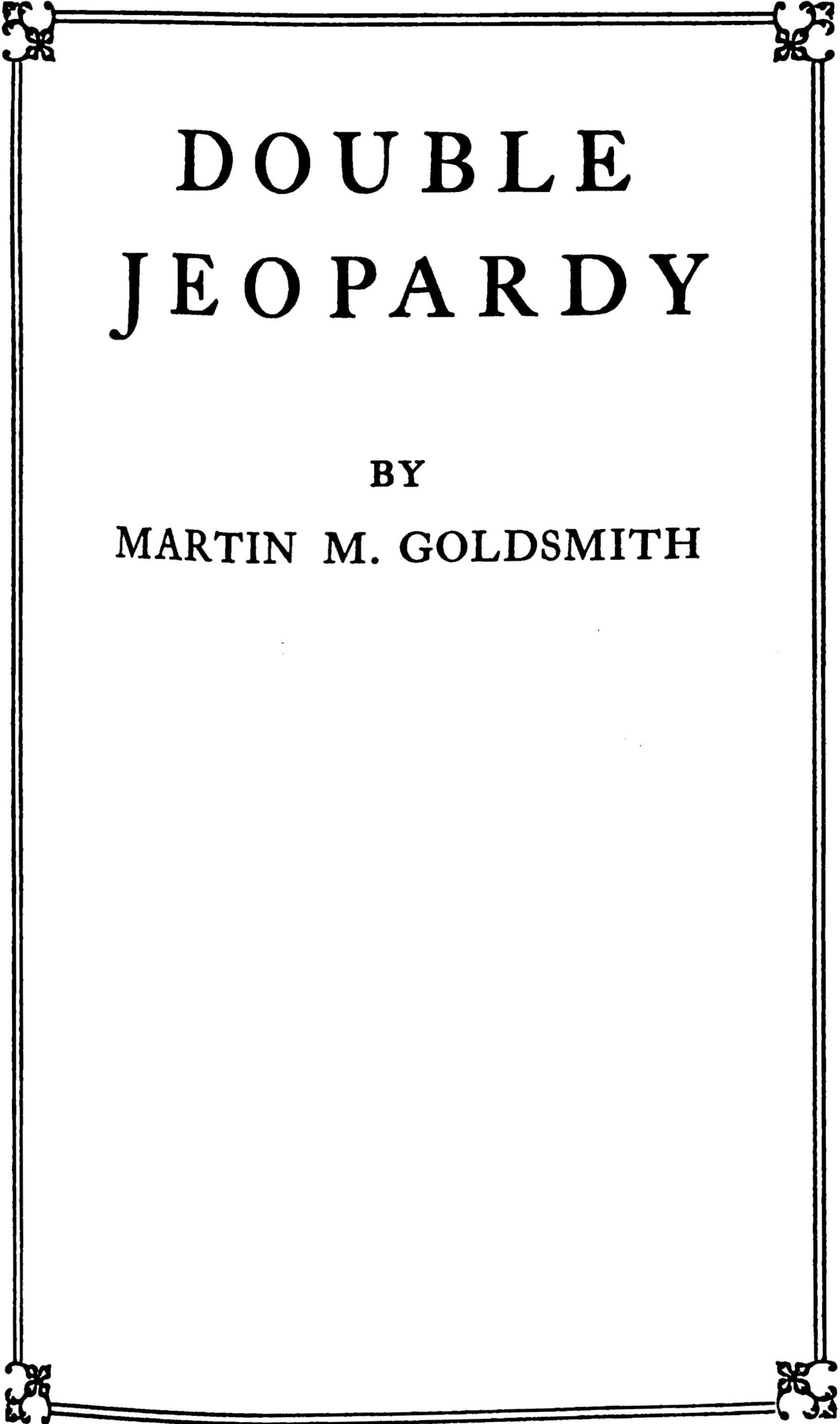 Double Jeopardy