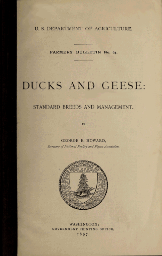 Ducks and Geese