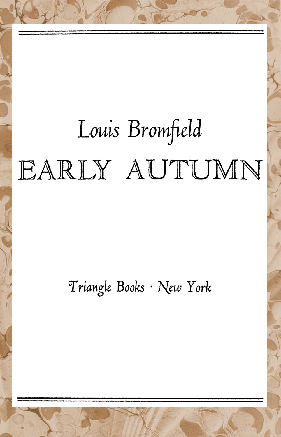 Early Autumn