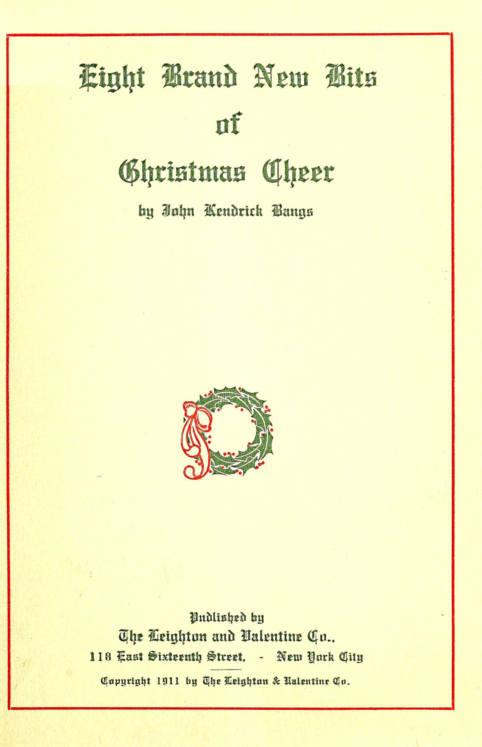 Eight Brand New Bits of Christmas Cheer