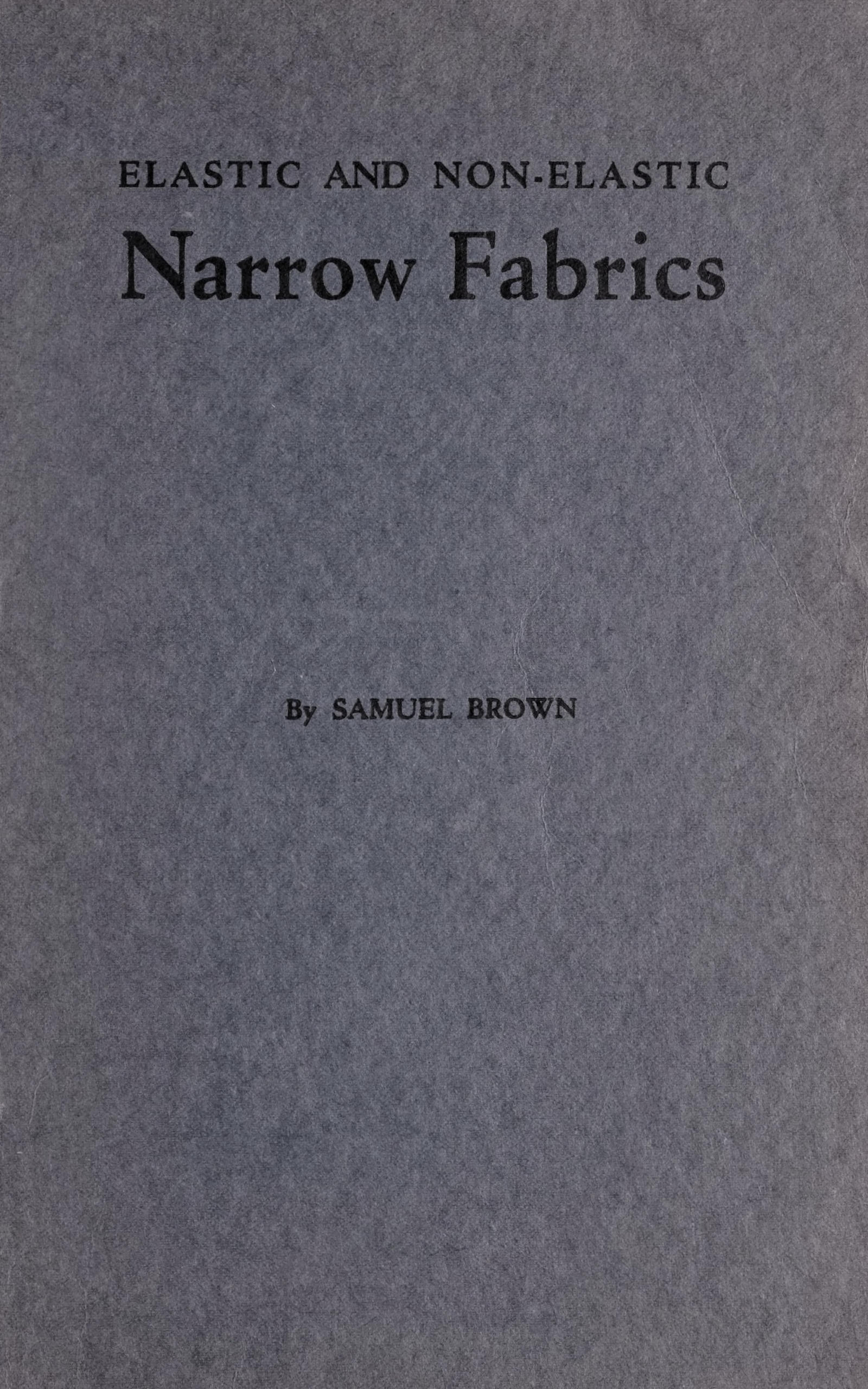 Elastic and non-elastic narrow fabrics