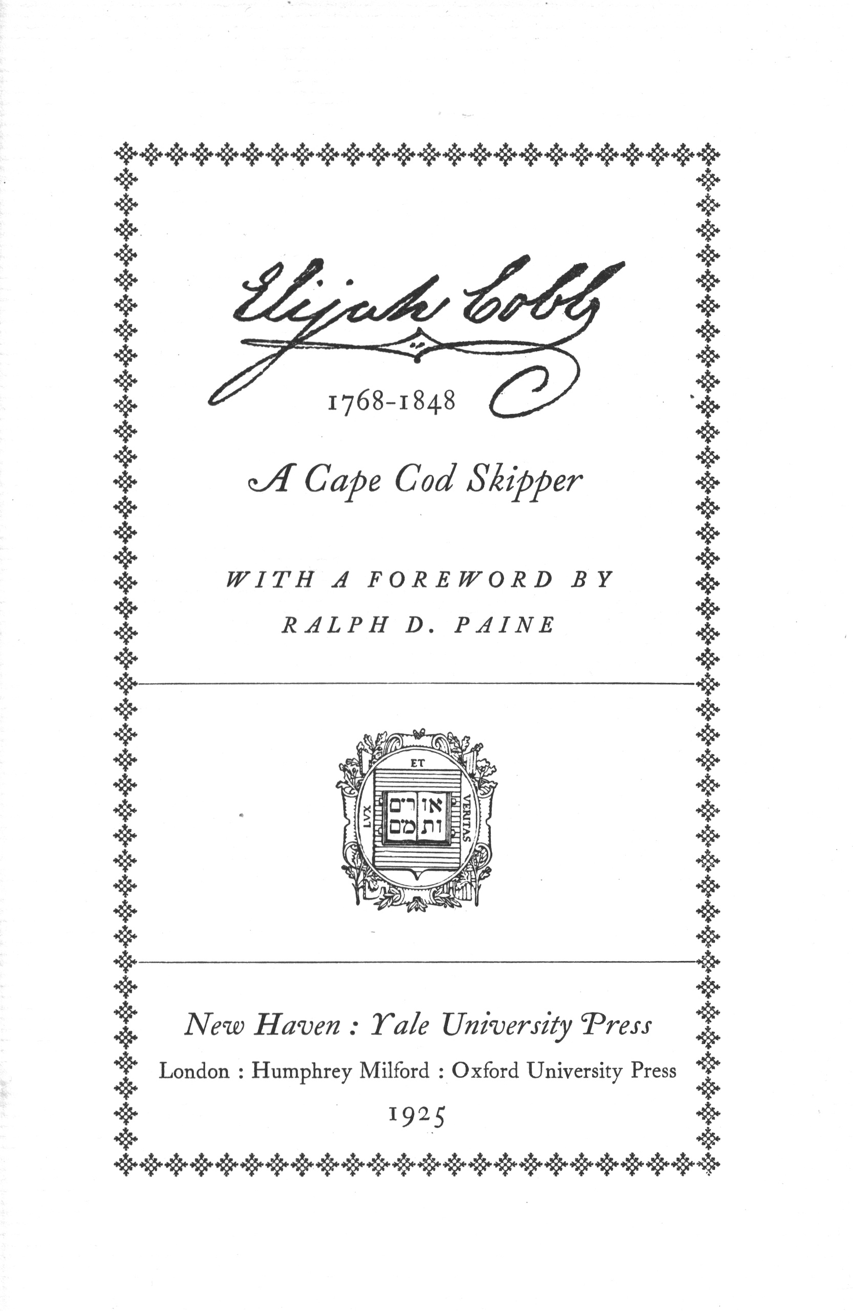 Elijah Cobb