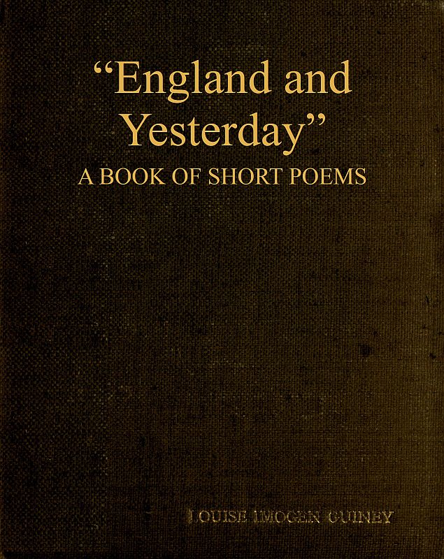 “England and Yesterday”
