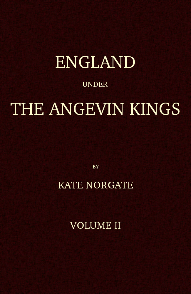 England under the Angevin Kings Volume II