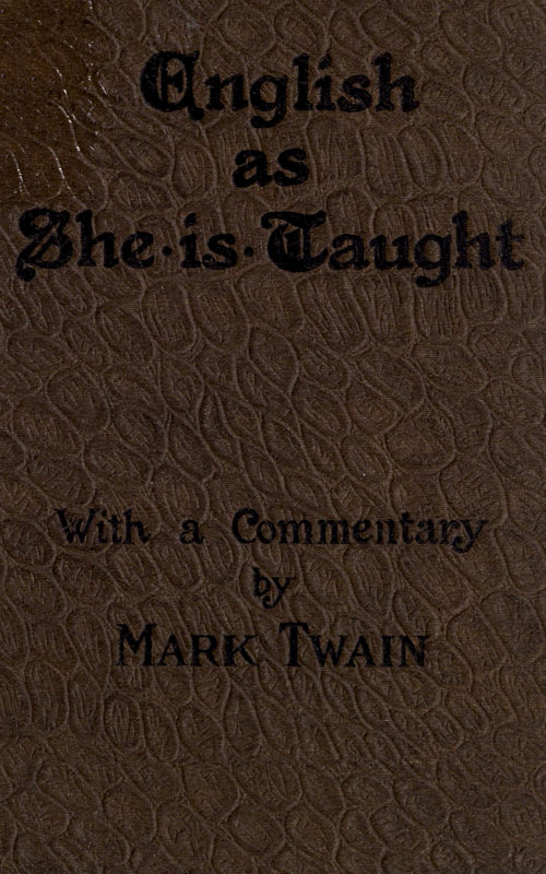 English as She is Taught