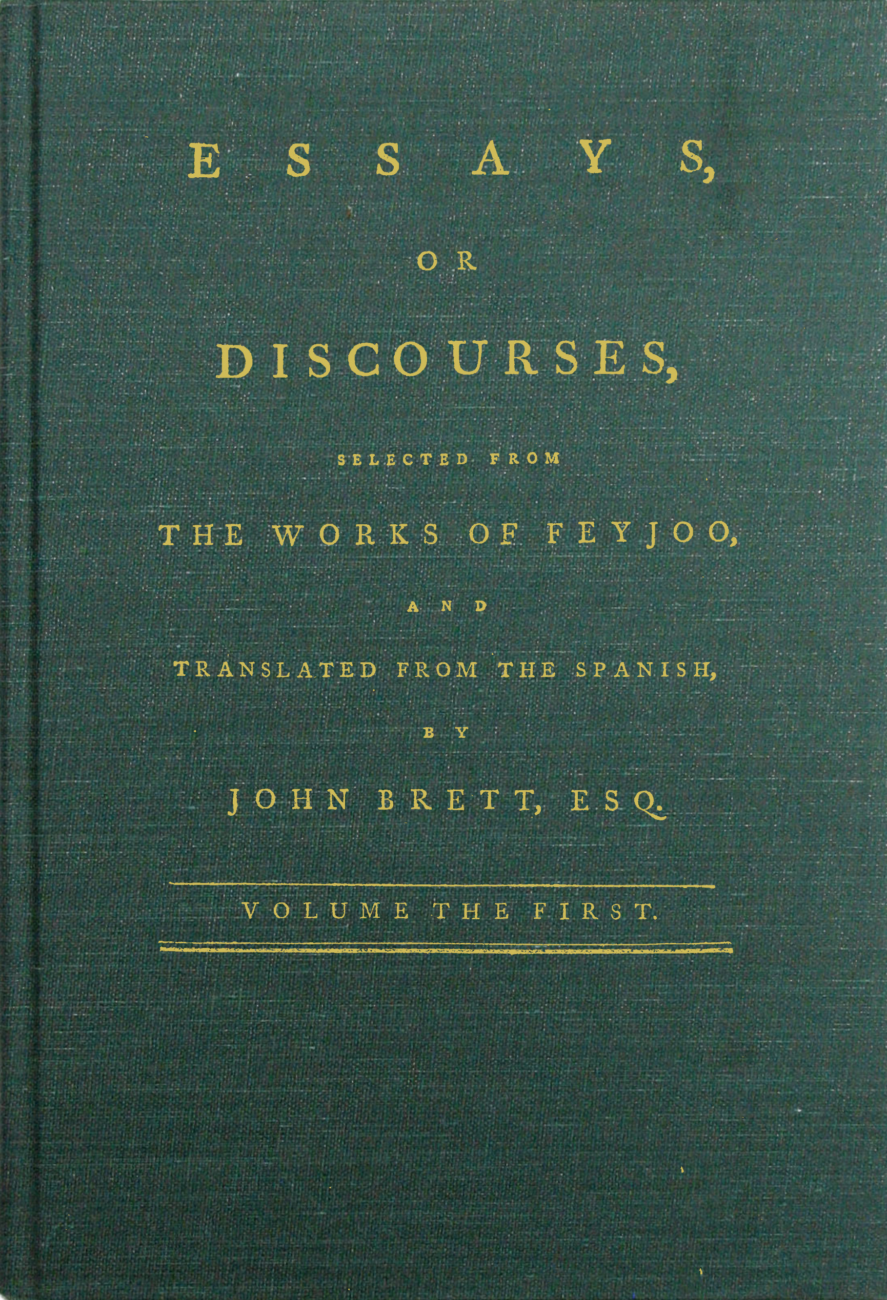 Essays or Discourses