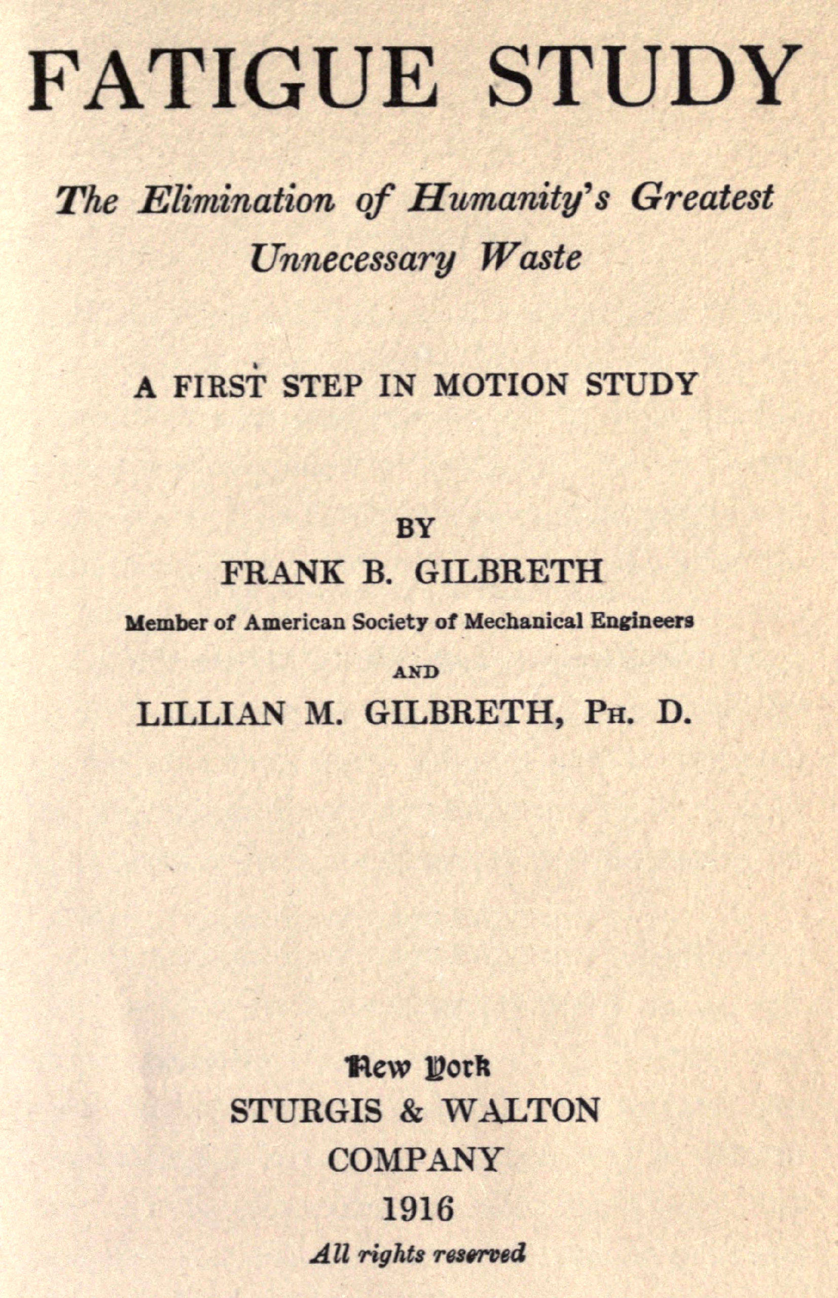 Fatigue Study