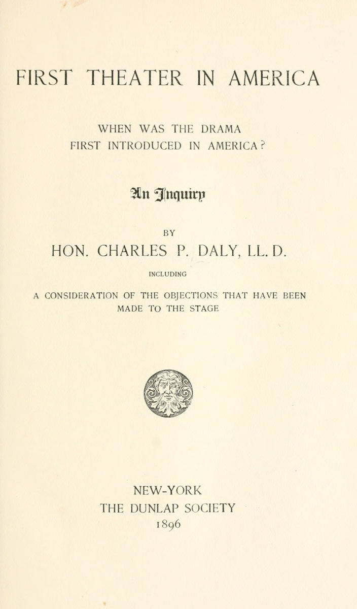 First Theater in America