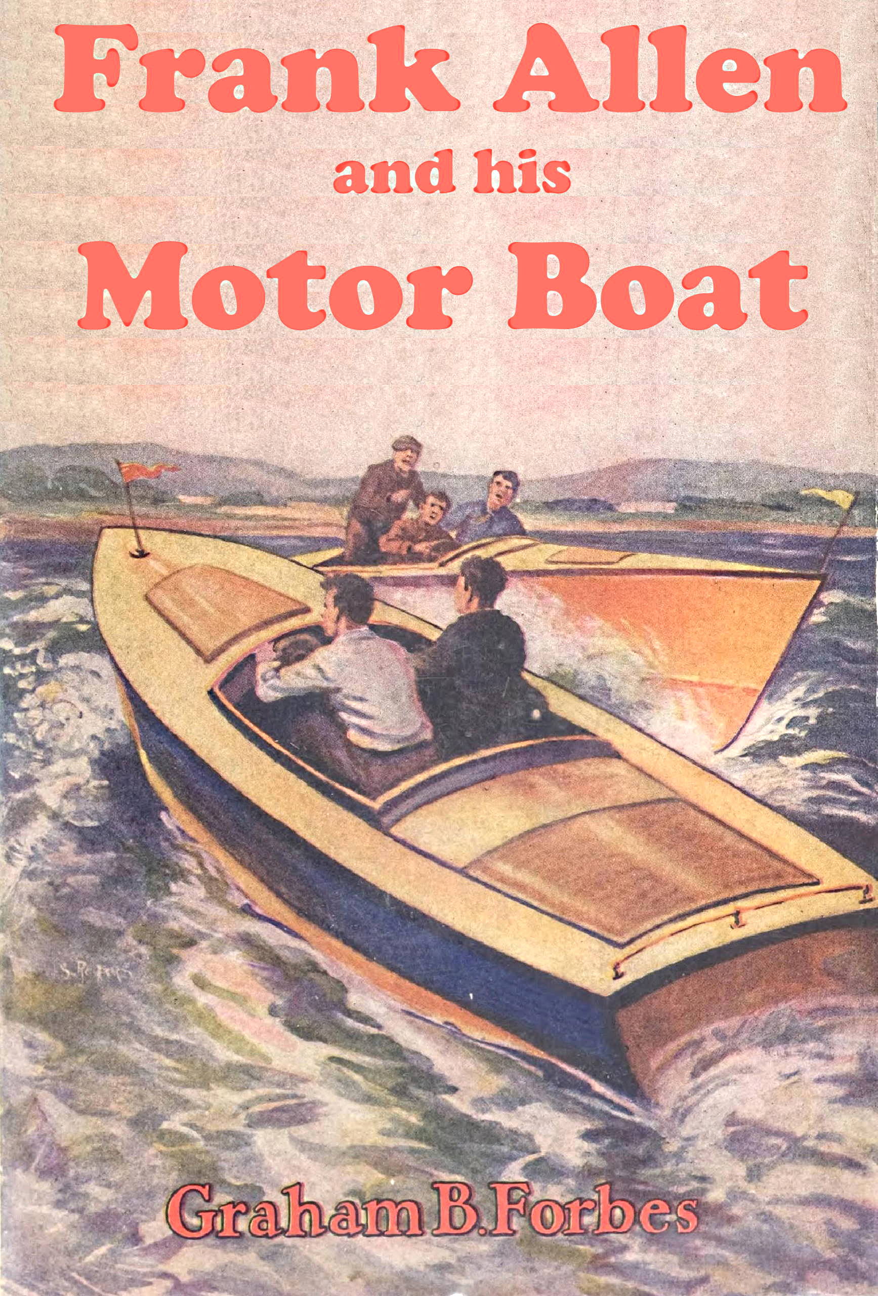 Frank Allen and his Motor Boat