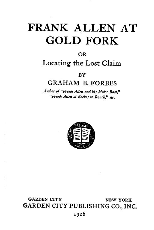 Frank Allen at Gold Fork