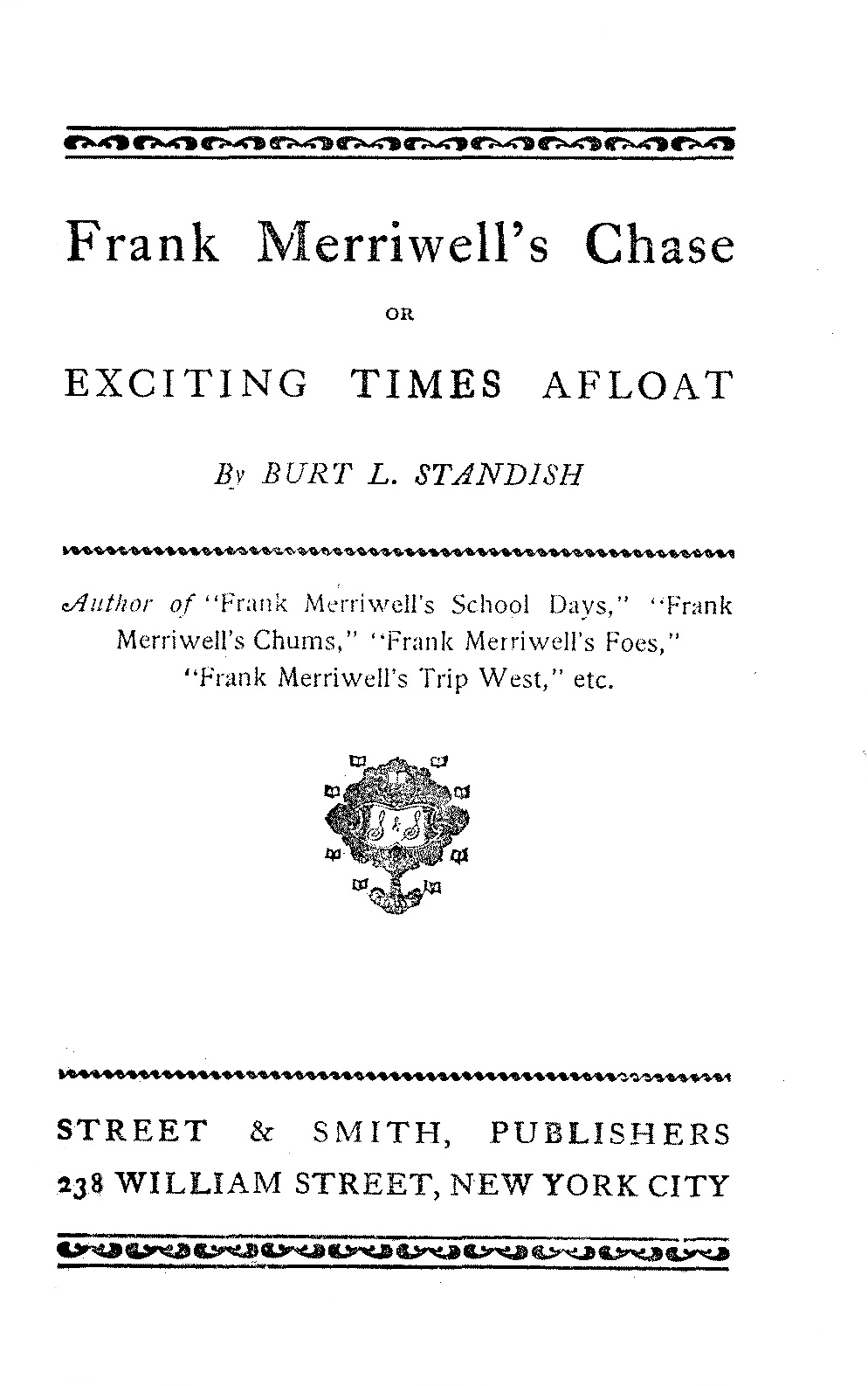 Frank Merriwell’s Chase