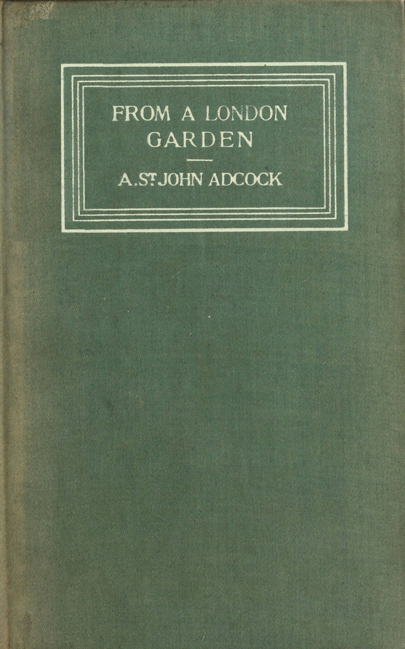 From a london garden
