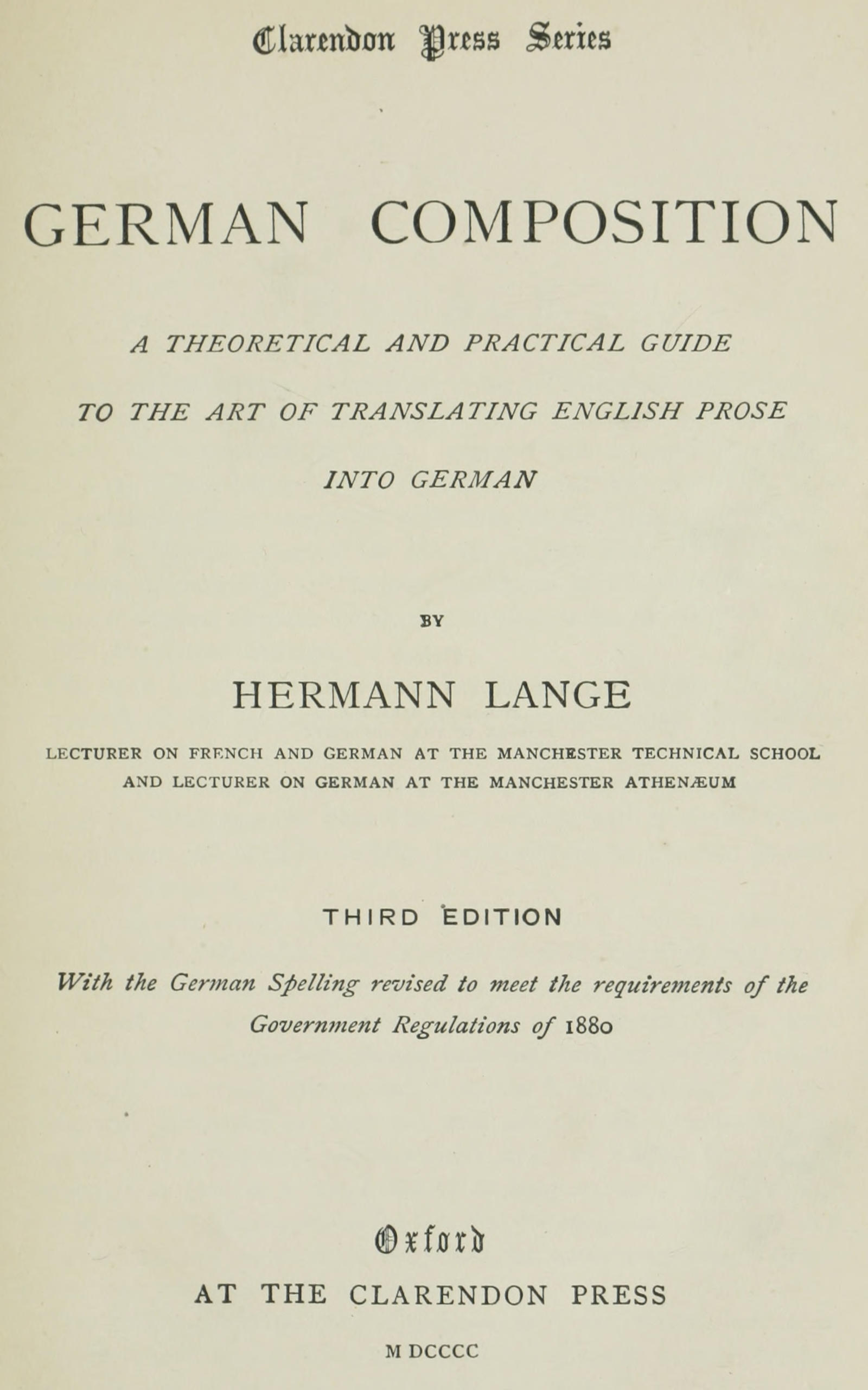 German Composition