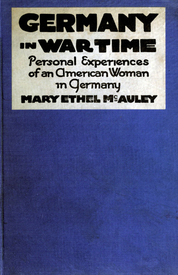 Germany in War Time