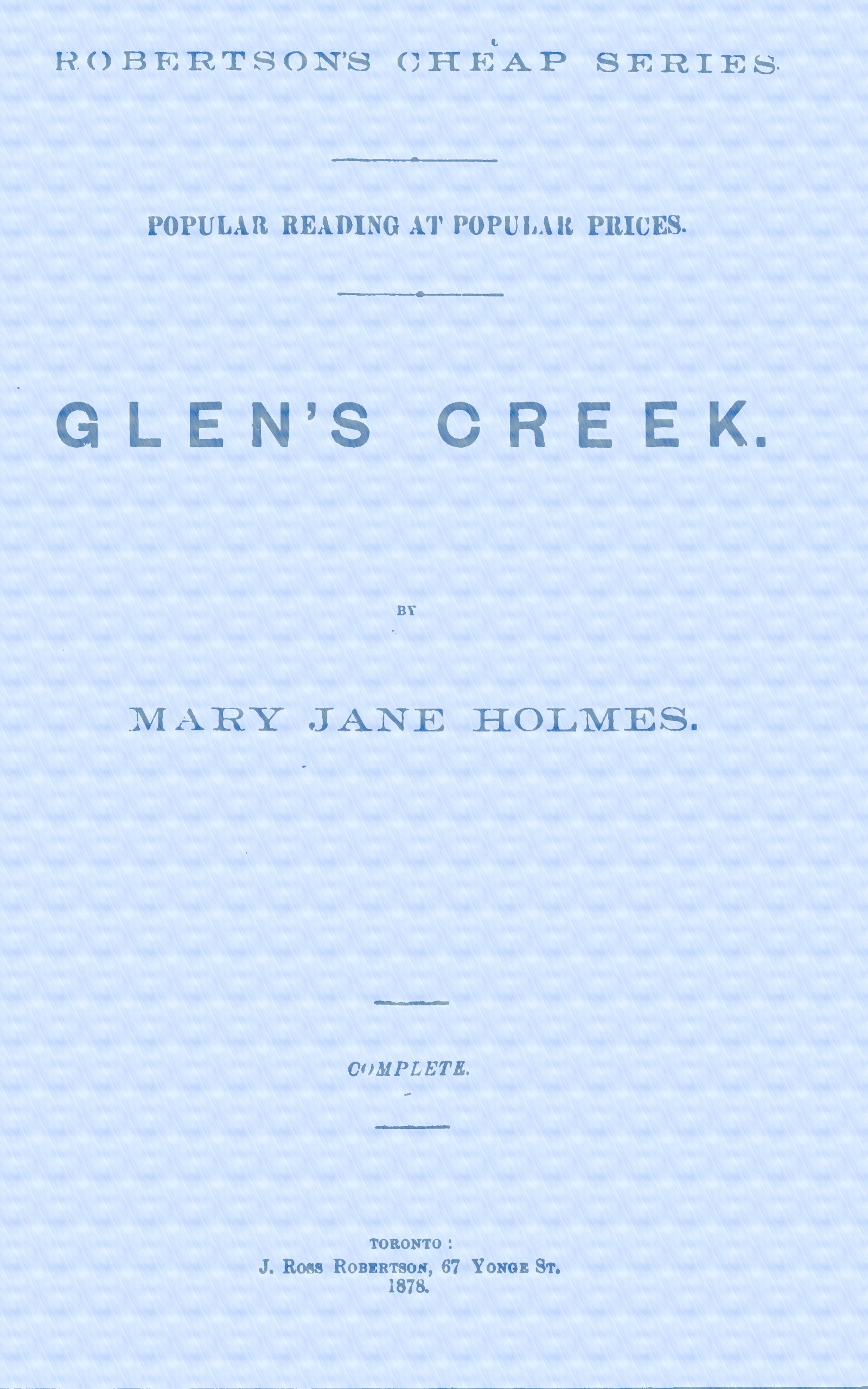 Glen’s Creek