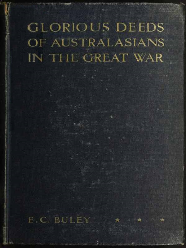 Glorious Deeds Of Australasians in the Great War