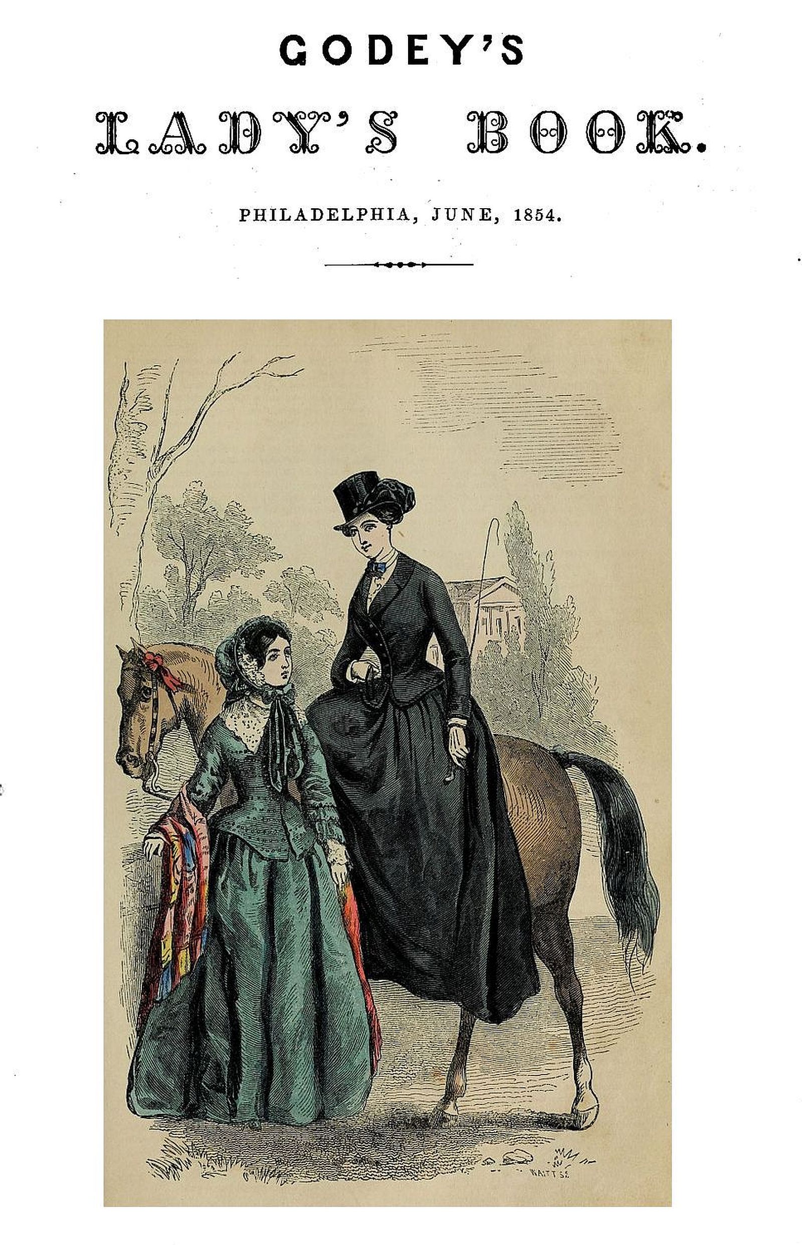 Godey's Lady's Book June 1854